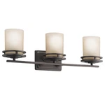 Kichler 5078OZ Hendrik 3-LIGHT Bath Vanity In Olde Bronze. Fixed Price $299.97.