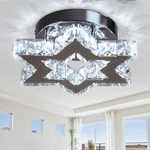 Cainjiazh Chandelier Led Crystal Modern Flush Mount Ceiling Light .... Fixed Price $50.77.
