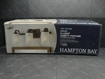 Hampton Bay Moreno 3-LIGHT 21" Oil-rubbed Bronze Contemporary Bath Vanity. Fixed Price $33.99.