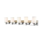 Z-lite Soledad Light Vanity, Chrome, White 485-5V-CH. Fixed Price $302.00.