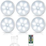 Led Closet Lights Motion Sensor Puck Remote Cool White 6 Pack Lightbiz. Fixed Price $40.07.