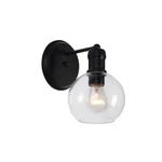 Chloe Lighting Oxa Transitional 1 Matt Black Indoor Wall Sconce 6" Wide. Fixed Price $35.51.