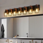 7 44" Farmhouse Led Vanity Sconce Fixture Bathroom Mirror Wall Lamp. Fixed Price $174.99.