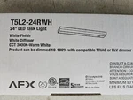 Afx Undercabinet Led Lights White Diffuser, T5L2-24RWH. Fixed Price $75.00.