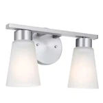 Kichler Lighting 55120NI Stamos Bathroom Vanity Brushed Nickel Fixture. Fixed Price $42.95.