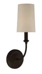 Crystorama 2241-DB Sylvan 1-LIGHT Sconce In Dark Bronze. Fixed Price $170.00.