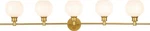 Shop Elegant Collier Brass And Frosted Glass Wall Lamp. Fixed Price $615.00.