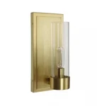 Home Decorators Collection HB3696-338 Closmere 1-LIGHT Brushed Gold Wall Sconce. Fixed Price $44.99.