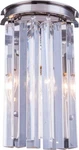 Sydney Collection Crystal Wall Lamp-polished Nickel. Fixed Price $415.00.