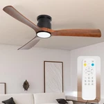 52INCHES Ceiling With Lights,wooden Flush Mount Fans Remote .... Fixed Price $209.98.