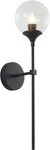 Kco Lighting Mid Century Black Wall Mounted Sconce Round Clear Glass Globe Wa.... Fixed Price $120.69.