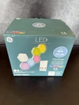 Ge Led Modular Color Changing Connecting Hexagon Light Panels Pack Of 6 *new*. Fixed Price $25.00.