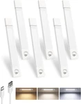 Ezvalo 6-PACK Under Cabinet Lighting, Wireless Closet 11.8INCH-6PACK, White. Fixed Price $76.91.