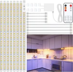 Lafulit Under Cabinet Lighting Kit 8 Pcs 20 Inch Pre-cut Strips, 2700K Warm Wh. Fixed Price $25.62.