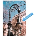 1 Vintage Nyc Street Light For Pole/wall, Antique Led Renaissance Urban. Fixed Price $605.00.