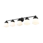 Z-lite Vaughn Light Vanity In Matte Black/opal 735-5V-MB. Fixed Price $241.40.