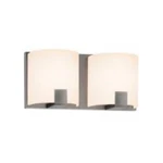 3892.13LED Sonneman C-shell Contemporary Classics 2-LIGHT Bath Bar With. Fixed Price $124.00.