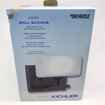 Kichler Aiden Wall Sconce Vanity Light Bathroom Tannery Bronze 0616052 Modern. Fixed Price $24.99.