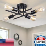 Brknit Sputnik Chandelier Modern Semi Flush Mount Ceiling Light E26 Base. Fixed Price $49.98.