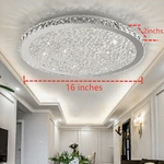 Modern Crystal Led Ceiling Light Fixture Pendant Lamp Flush Mount Chandelier 30W. Fixed Price $51.38.
