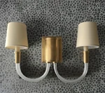 Thomas O'brien Sconce Visual Comfort & Antique Brass Wall Lamp. Fixed Price $600.00.