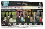 Enbrighten 48FT Rgb Outdoor String Lights Led 24 Bulbs Remote Weatherproof 37790. Fixed Price $148.11.