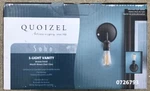 Quoizel Soho 1-LIGHT 6" Matte Bronze Glass Globe Bathroom Vanity Sconce. Fixed Price $39.95.