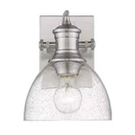 Set Of Two Golden Lighting Hines 1-LIGHT Pewter Bath Lights- Domes Not Included!. Fixed Price $74.31.