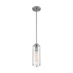 Nuvo Lighting Marina Mini Pendant, Clear Glass, Brushed Nickel 60-7140. Fixed Price $128.00.