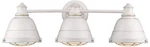 Bartlett 24 1/4" Wide French White 3-LIGHT Bath. Fixed Price $299.99.