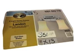 Hampton Bay Landon 2-LIGHT Polished Nickel Vanity With Dual Bar Froste. Fixed Price $30.00.