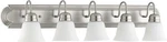 Quorum International 5094-5 Fort Worth Light 36"W Vanity Nickel. Fixed Price $112.00.