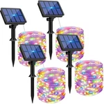 Btfarm 4 Pack Solar String Lights Outdoor, Toltal 320LED 132FT Fairy Li.... Fixed Price $44.02.
