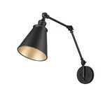 Millennium Lighting Evonne 1-LIGHT 7.25 In. Matte Black Swing Arm Sconce. Fixed Price $35.99.