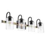 Pepper Glass Bath Vanity Quorum Lighting 5140-4-69. Fixed Price $355.00.