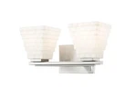 Z-lite 7514-2V Annalise Light 7"W Vanity Nickel. Fixed Price $136.00.