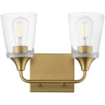 Maxim Lighting 12882CLNAB Hudson Bathroom Vanity Natural Aged Brass. Fixed Price $128.00.