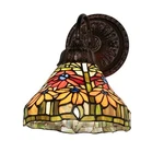 Meyda Lighting 260087 8" Wide Tiffany Poinsettia Wall Sconce -. Fixed Price $478.80.