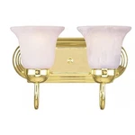 Livex Lighting Riviera 2 Bath Polished Brass. Fixed Price $129.96.