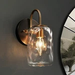 Lnc Cellar Gunmetal Gray 1-LIGHT Wall Sconce Modern Brass Mason Jar Textured. Fixed Price $55.00.