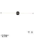 Afx Lighting Rusnak 48" Led Vanity, Black/white - RSKV4805L30D1BK. Fixed Price $196.69.