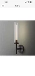 Yuyi 19 In. 1-LIGHT Black Wall Sconce, Modern With Glass Tube. Fixed Price $40.44.