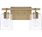 Homeplace 128521AD-449 Greyson Vanity, 2-LIGHT 200 Total Watts, Aged Brass. Fixed Price $114.83.