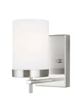 Bathroom Vanity Brushed Nickel Sea Gull Lighting 4190301-962 Zire Glass. Fixed Price $24.95.