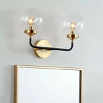 Jonathan Caleb 18 In. 2-LIGHT Black/brass Wall Sconce JYL9010A Free Shipping. Fixed Price $72.00.