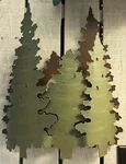 Avalanche Ranch A10742 Forest Image Pine Grove Wall Sconce Trees Made Usa. Fixed Price $199.00.