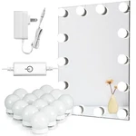Waneway 14 Bulb Vanity Lights For Mirror, Plug-in Power Adapter & Touch Dimme.... Fixed Price $42.28.