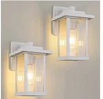 Smeike Outdoor Wall Sconce, Outside Porch Light Fixtures, Anti-rust, 2 Pack. Fixed Price $31.17.