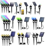 Solar Led Spotlights Wall Outdoor Garden Waterproof Yard Lamp Us. Fixed Price $32.99.