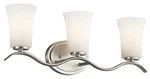 Kichler 45376NI Armida 3-LIGHT Bath Vanity In Brushed Nickel. Fixed Price $169.97.